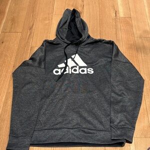 Adidas Men's Charcoal Hoodie